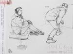 2014年中國美術(shù)學(xué)院優(yōu)秀試卷（速寫人物）03