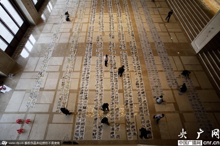 2015年陜西高考美術(shù)專業(yè)統(tǒng)考閱卷現(xiàn)場