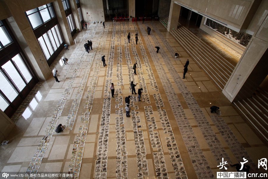 2015年陜西高考美術(shù)專業(yè)統(tǒng)考閱卷現(xiàn)場