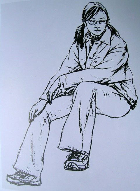 速寫 衣服褶皺處理 速寫 衣服褶皺處理