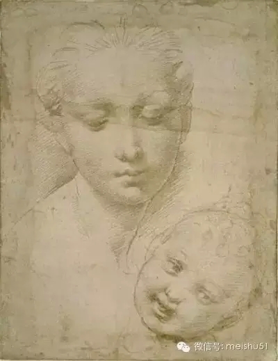 拉斐爾的素描線條真夠老辣 值得分享