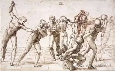 拉斐爾的素描線條真夠老辣 值得分享