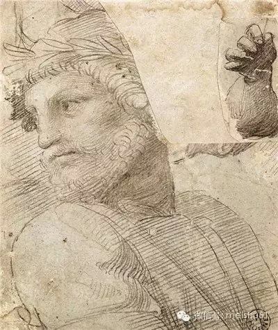 拉斐爾的素描線條真夠老辣 值得分享