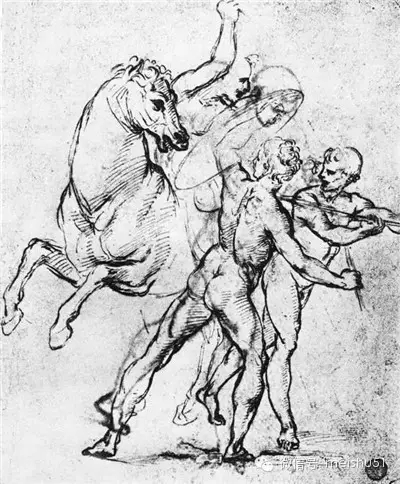 拉斐爾的素描線條真夠老辣 值得分享