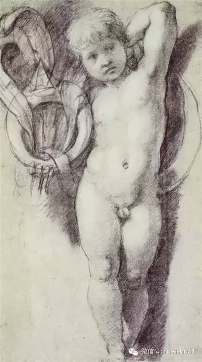 拉斐爾的素描線條真夠老辣 值得分享
