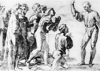 拉斐爾的素描線條真夠老辣 值得分享