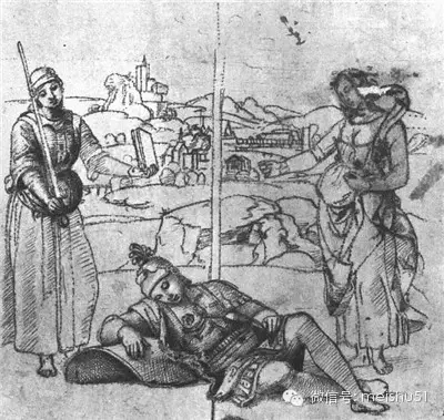 拉斐爾的素描線條真夠老辣 值得分享