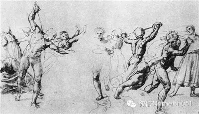 拉斐爾的素描線條真夠老辣 值得分享