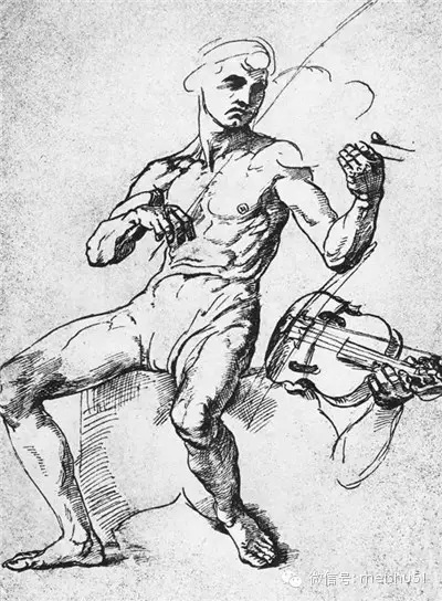 拉斐爾的素描線條真夠老辣 值得分享