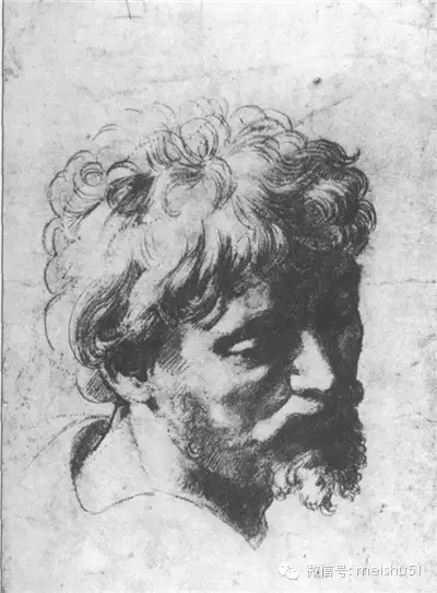 拉斐爾的素描線條真夠老辣 值得分享