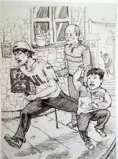 其實(shí)場景速寫真的是美術(shù)生的必修課！