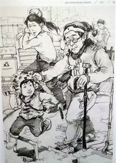 其實(shí)場景速寫真的是美術(shù)生的必修課！