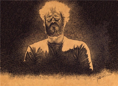 好畫不一定都是畫在畫紙上 牛皮紙上的速寫你可見過