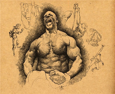 好畫不一定都是畫在畫紙上 牛皮紙上的速寫你可見過