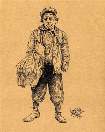 好畫不一定都是畫在畫紙上 牛皮紙上的速寫你可見過