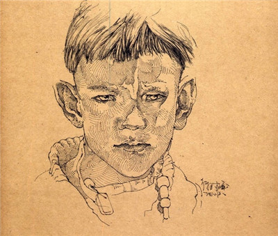 好畫不一定都是畫在畫紙上 牛皮紙上的速寫你可見過