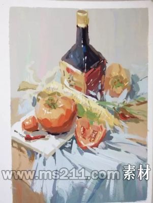 美術(shù)高考色彩靜物的5個(gè)要點(diǎn)，必須懂得,51美術(shù)社