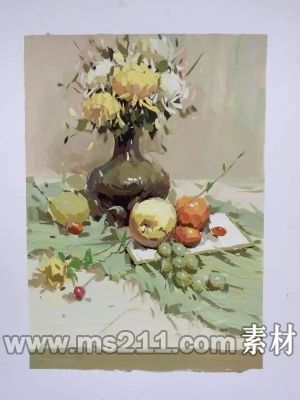 美術(shù)高考色彩靜物的5個(gè)要點(diǎn)，必須懂得,51美術(shù)社