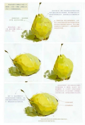 一步步的教你畫色彩單個(gè)物體，拿去學(xué)習(xí)吧~,51美術(shù)社