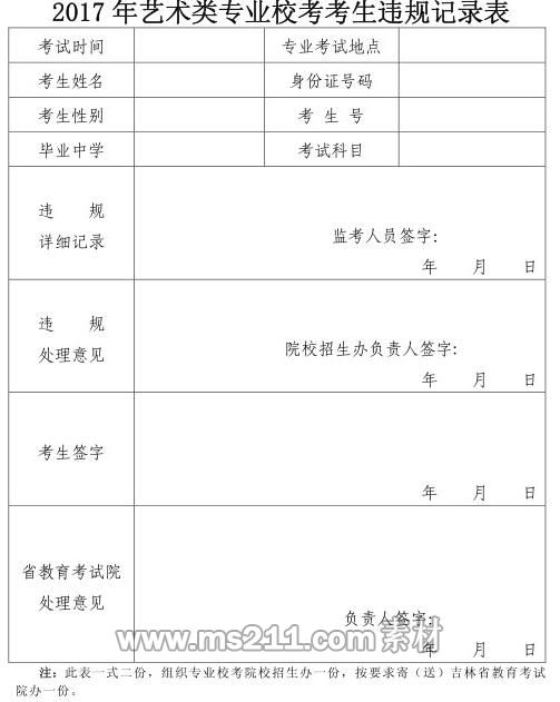 2017年藝術類專業(yè)?？伎忌`規(guī)記錄表.jpg