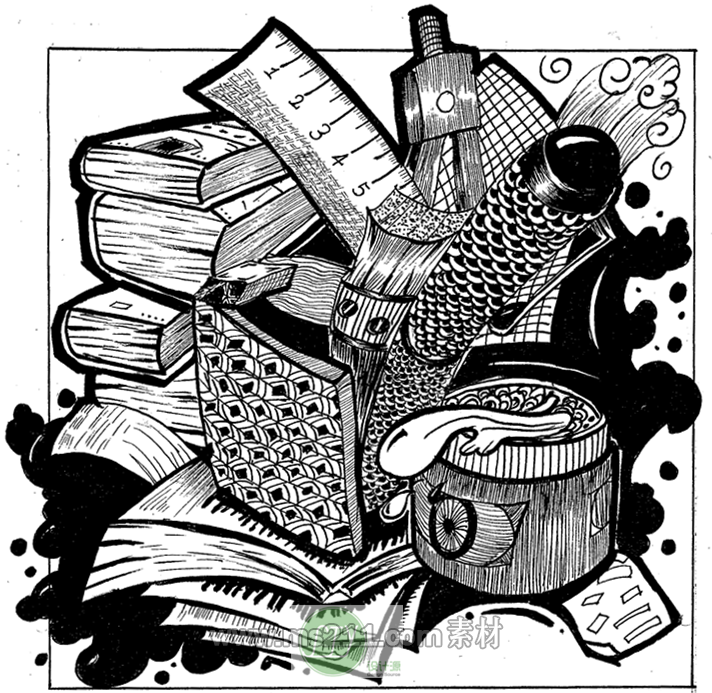 黑白裝飾畫-北京設(shè)計源